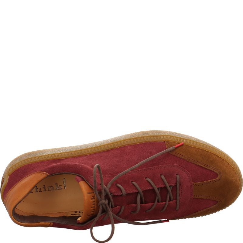 Think! TURNA DAMEN Damen Sneaker low - Material: Leder in Rot