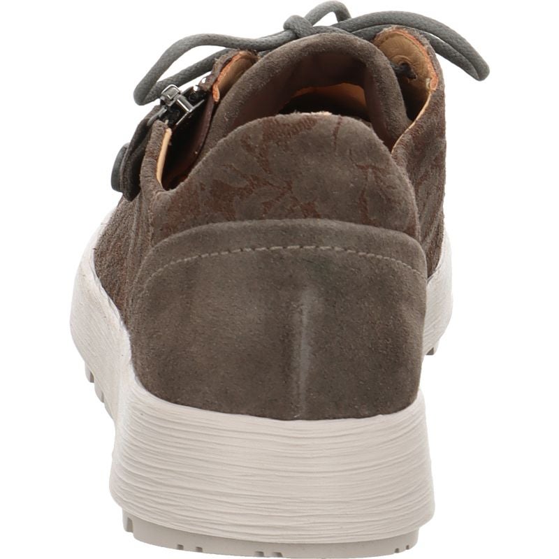 Think! COMODA Damen Schnürschuh - Material: Leder in Grau