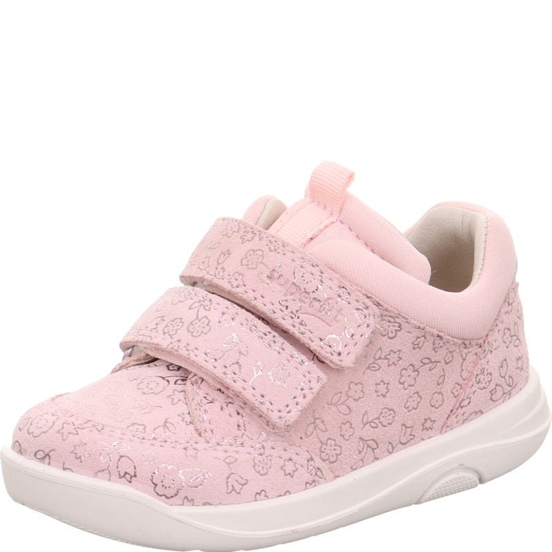 Superfit LILLO Girls Sneakers low - Material: Leather/Textil in Rose