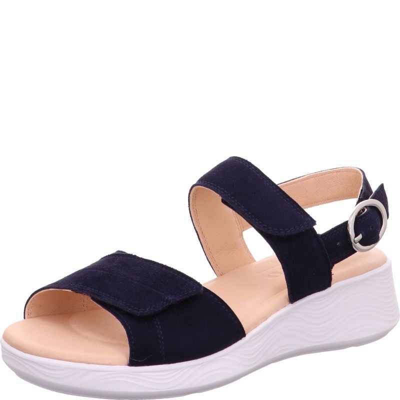 Legero SWING Damen Sandale - Material: Leder in Blau
