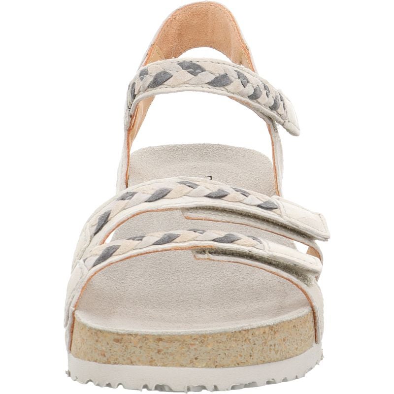 Think! KOAK Damen Riemchensandale - Material: Leder in Grau