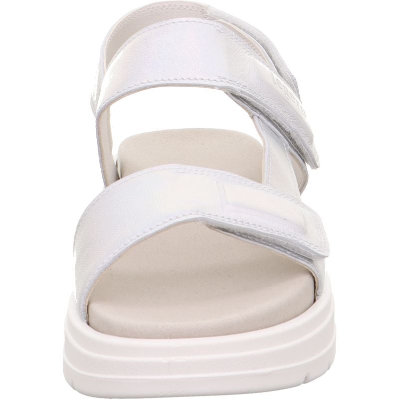 Legero SUNWALKER Damen Plateau-Sandale - Material: Leder in Metallic