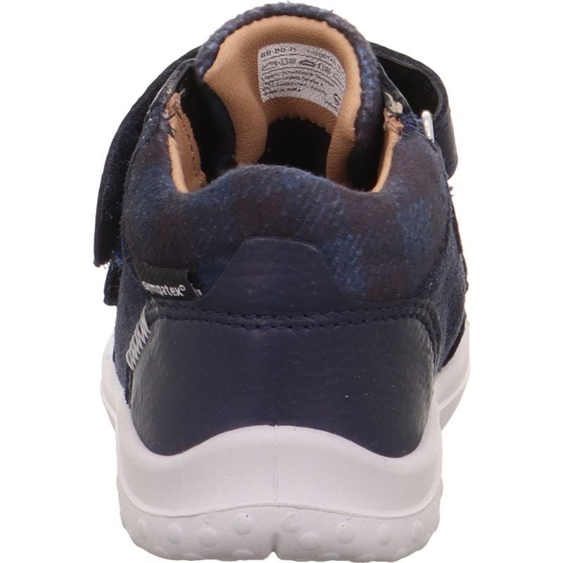 Superfit WHALEY Sneakers high - Material: Leather/Textil in Blue