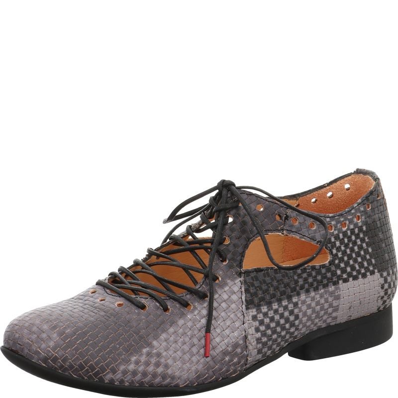 Think GUAD2 Woman Lace up shoe - Material: Leather in Multi Colour