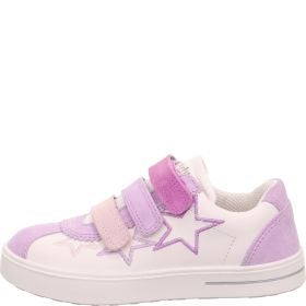 Superfit STELLA Sneaker low - Material: Leder/Sonstiges Material/Textil in Lila