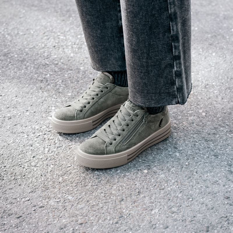Legero LIMA 2.0 Woman Sneakers low - Material: Leather in Green