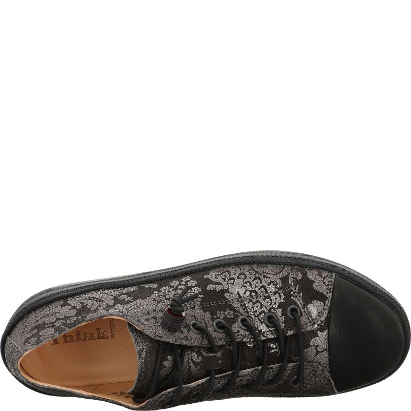 Think KUMI Woman Sneakers low - Material: Leather in Black