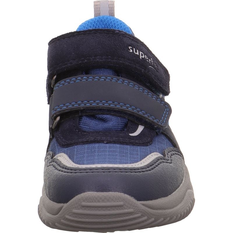 Superfit STORM Unisex | Boys Sneakers low - Material: Leder/Sonstiges Material/Texti in Blue