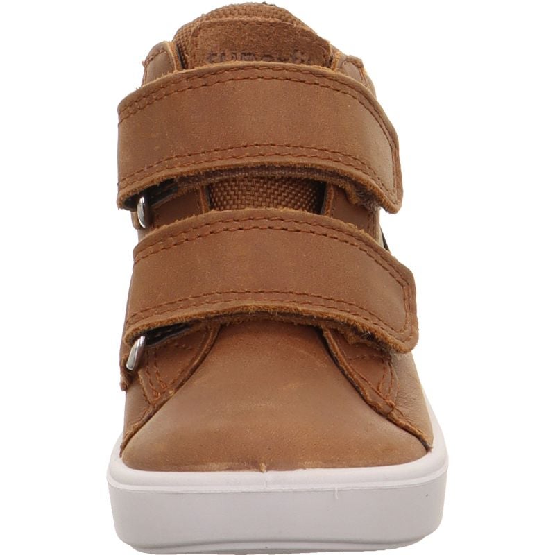 Superfit SUPIES Jungen Sneaker high - Material: Leder/Textil in Braun