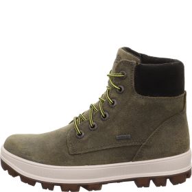 Superfit TEDD Jungen Boots - Material: Leder/Textil in Grün