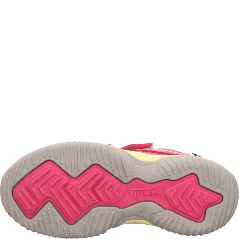 Superfit STORM Girls Sneakers low - Material: Leder/Sonstiges Material/Texti in Pink