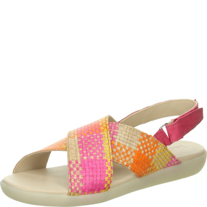 Think NATURE SAND Woman  - Material: Leather in Multi Colour