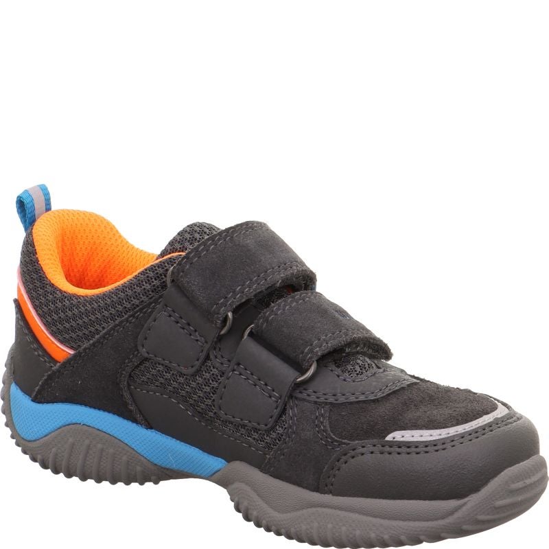 Superfit STORM Boys Sneakers low - Material: Leder/Sonstiges Material/Texti in Grey