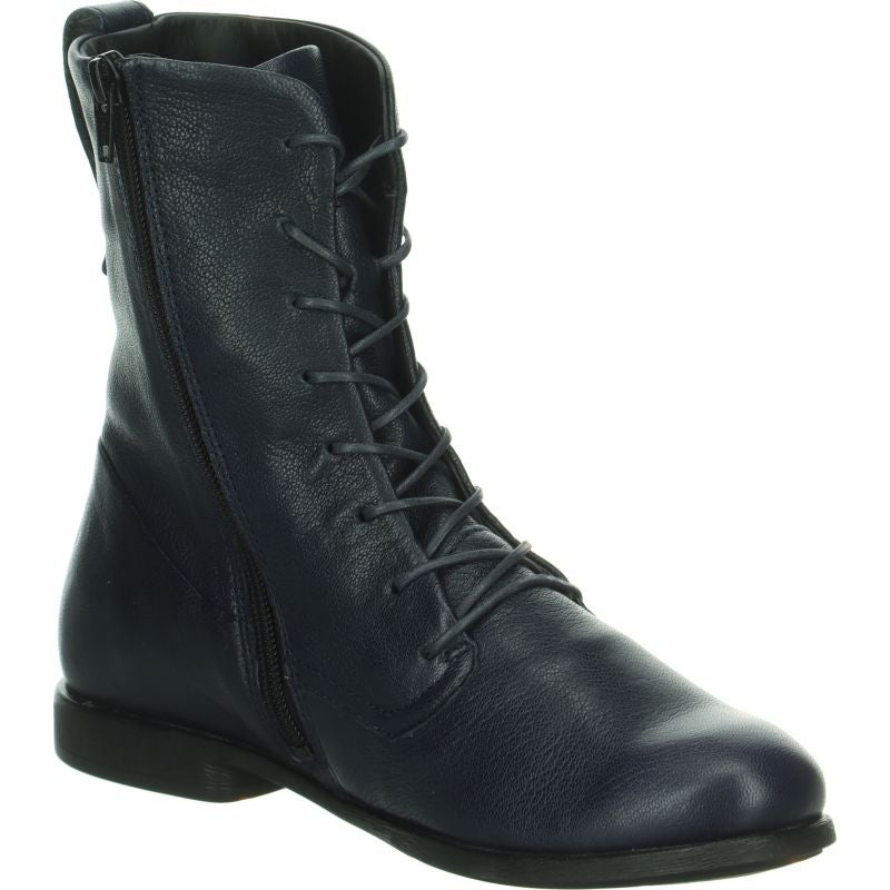 Think! AGRAT Damen Stiefelette - Material: Leder in Blau