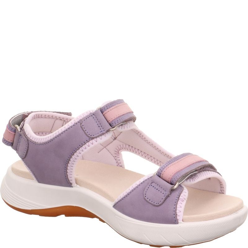 Legero SIRIS 2.0 Damen Sandale - Material: Leder/Textil in Mehrfarbig