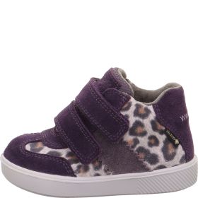 Superfit SUPIES Mädchen Sneaker high - Material: Leder/Textil in Mehrfarbig