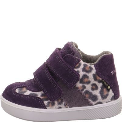 Superfit SUPIES Mädchen Sneaker high - Material: Leder/Textil in Mehrfarbig