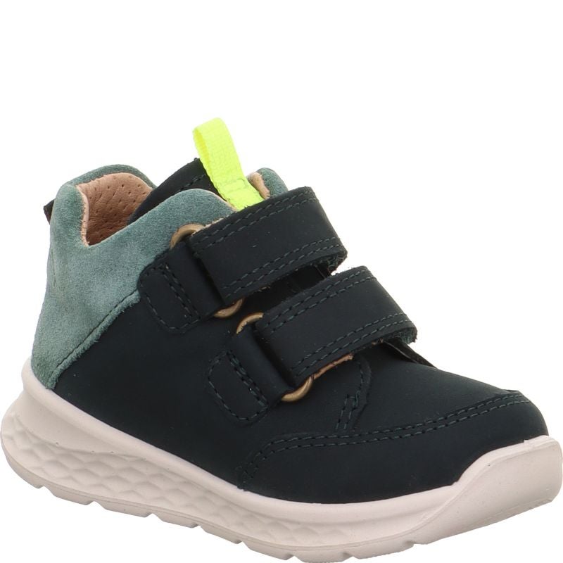 Superfit BREEZE Unisex | Boys Sneakers high - Material: Leather in Green
