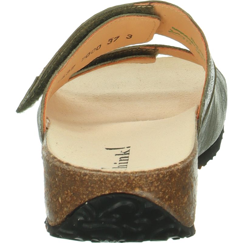 Think MIZZI DAMEN  - Material: Leather in Green