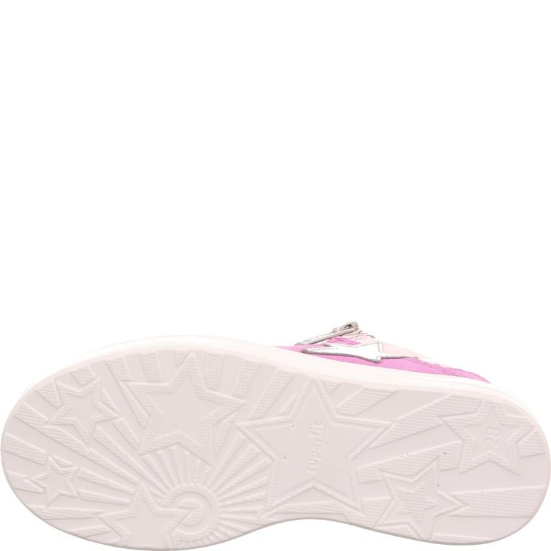 Superfit STELLA Mädchen Sneaker low - Material: Leder/Sonstiges Material/Textil in Lila