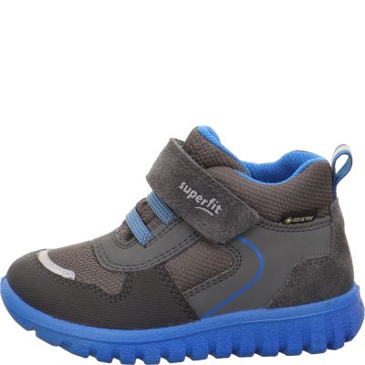 Superfit SPORT7 MINI Unisex, Boys Sneakers high - Material: Leder/Sonstiges Material/Texti in Grey
