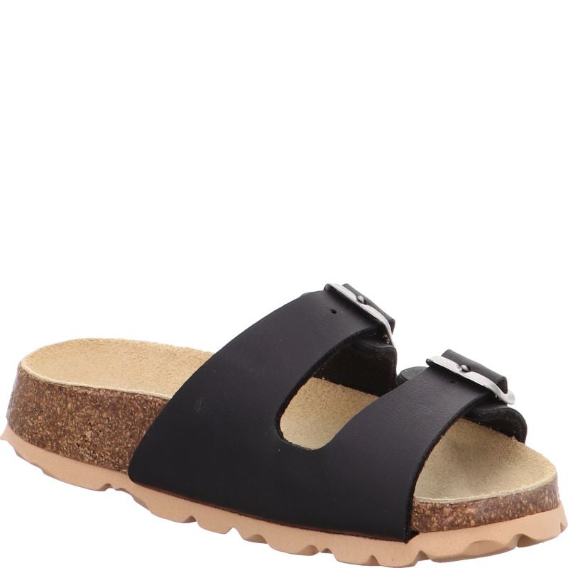 Superfit FUSSBETTPANTOFFEL Boys Slipper - Material: Sonstiges Material in Black