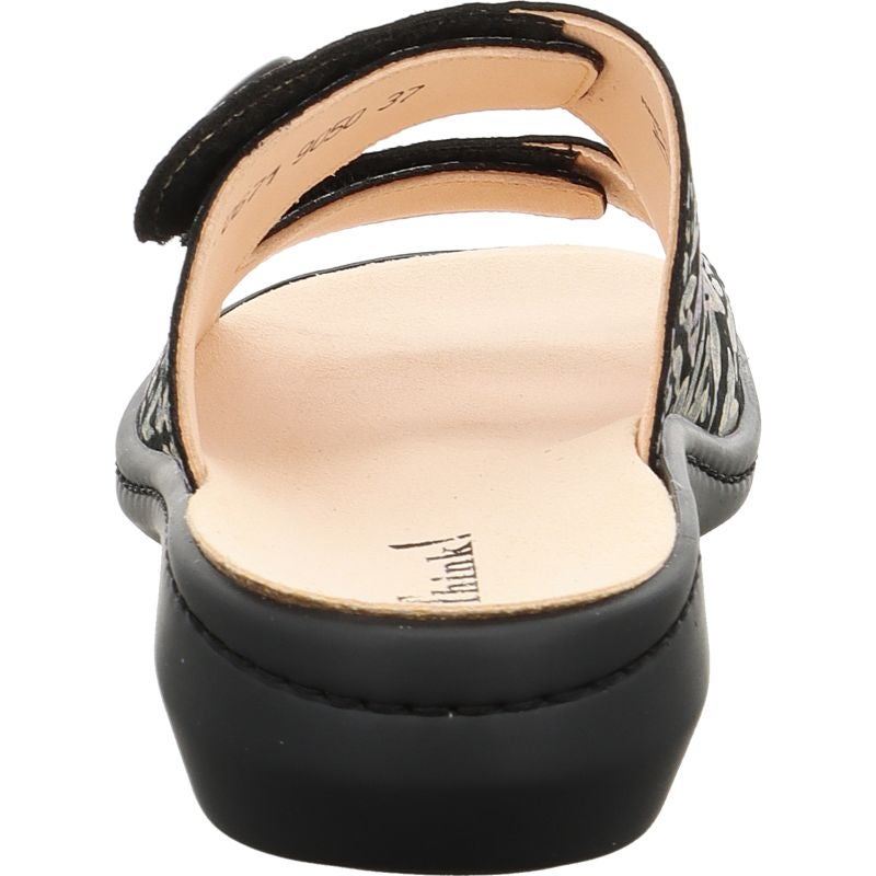 Think! CAMILLA Damen Pantolette - Material: Leder in Mehrfarbig