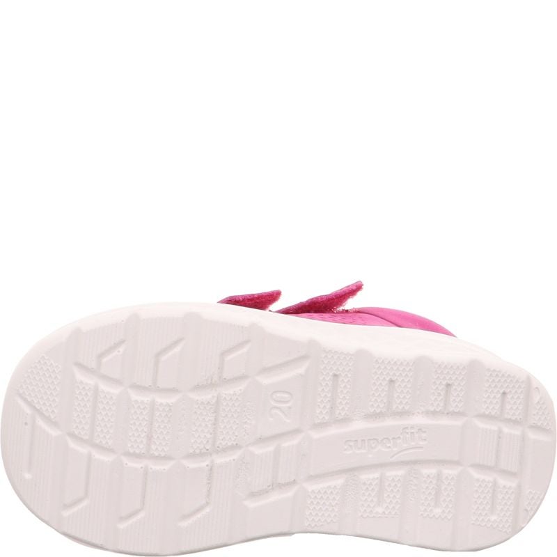 Superfit BREEZE Sneaker high - Material: Leder in Pink