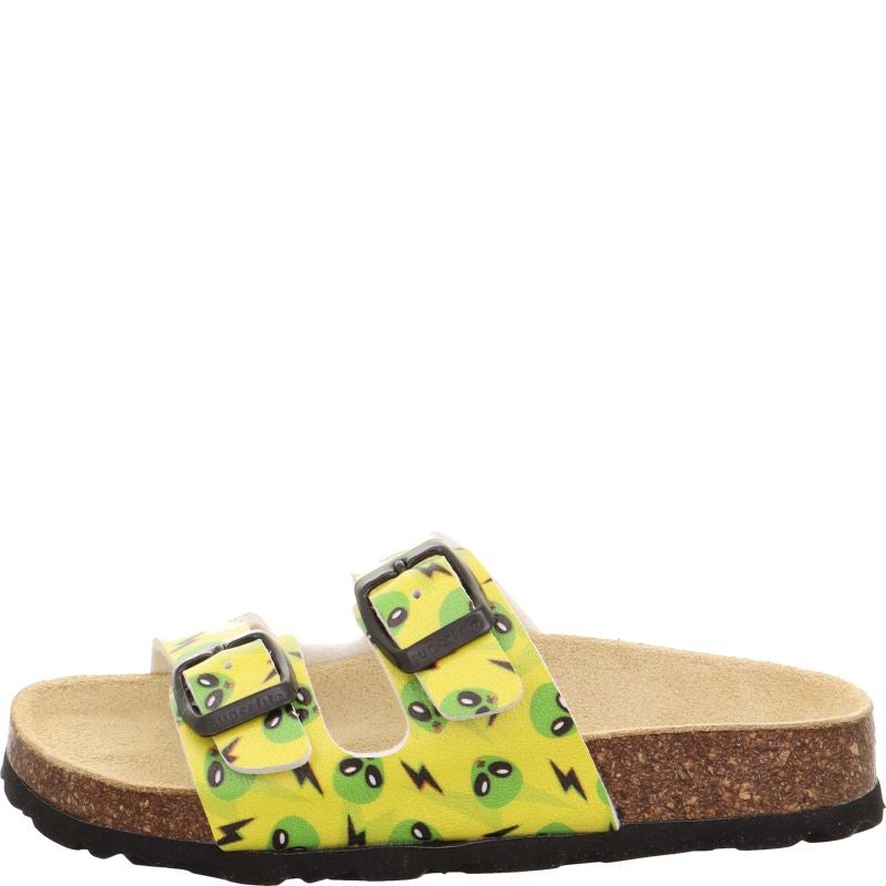 Superfit FUSSBETTPANTOFFEL Boys Slipper - Material: Sonstiges Material in Yellow