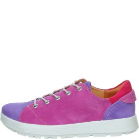 Think COMODA Lace up shoe - Material: Leather in Purple