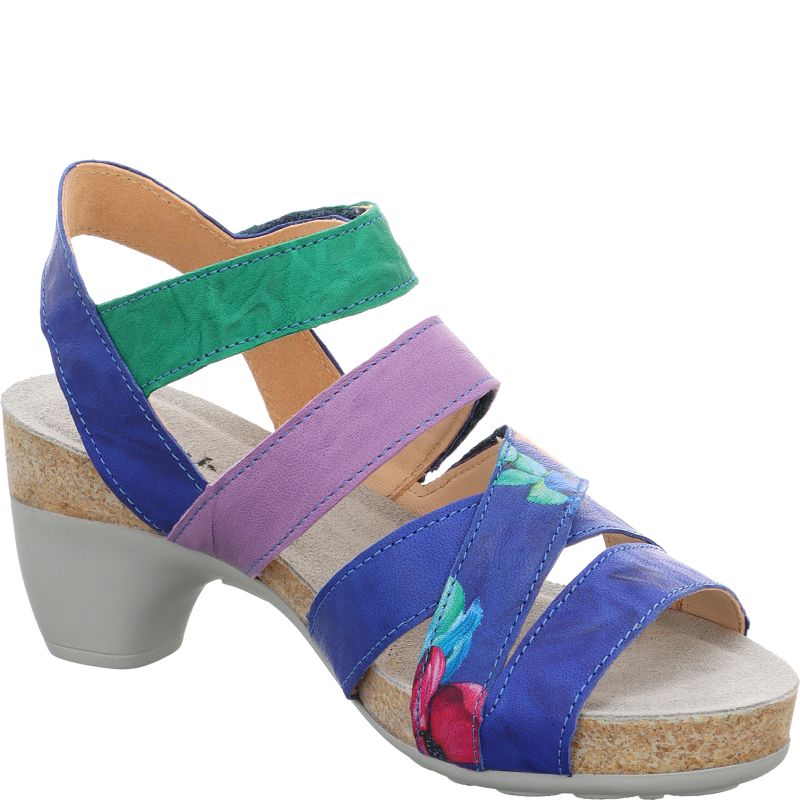 Think! TRAUDI Damen Sandalette - Material: Leder in Blau