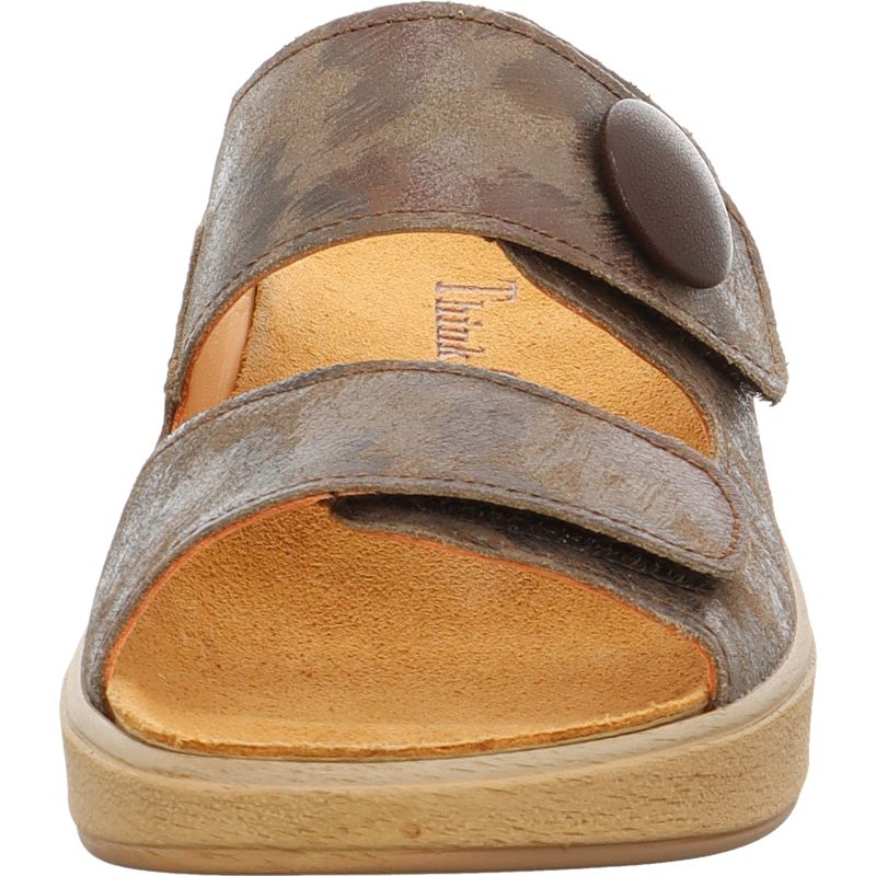 Think! MEGGIE Damen Pantolette - Material: Leder in Mehrfarbig