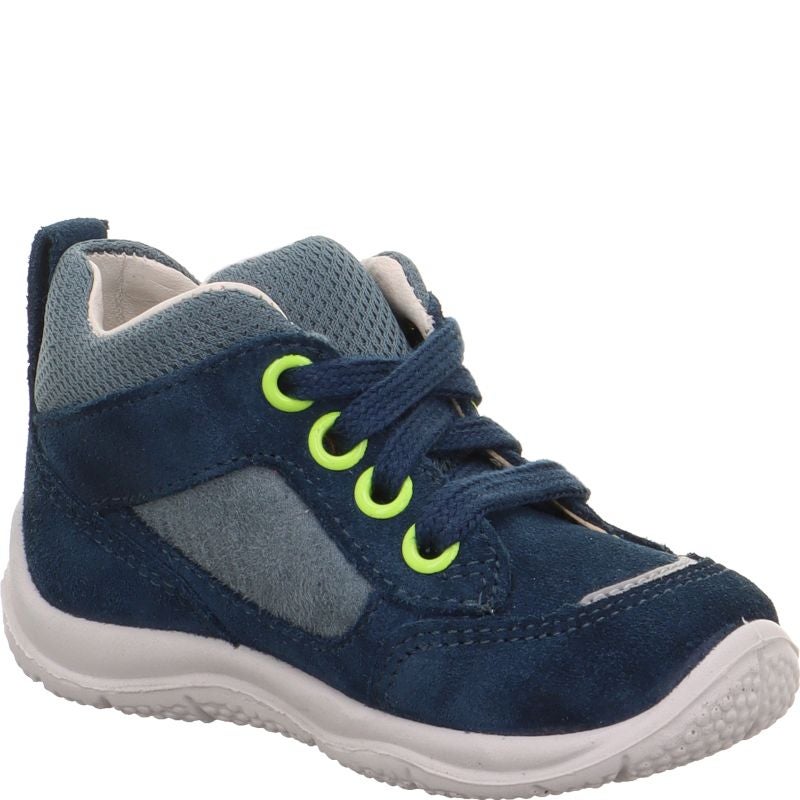 Superfit UNIVERSE Boys Sneakers high - Material: Leather/Textil in Blue