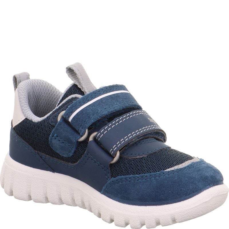 Superfit SPORT7 MINI Sneakers low - Material: LederSonstigesMaterialTexti in Blue