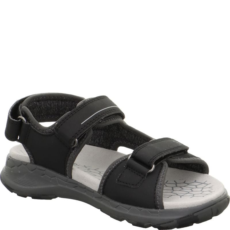 Superfit CRISS CROSS Unisex, Boys Sandal - Material: Textil/Sonstiges Material in Black