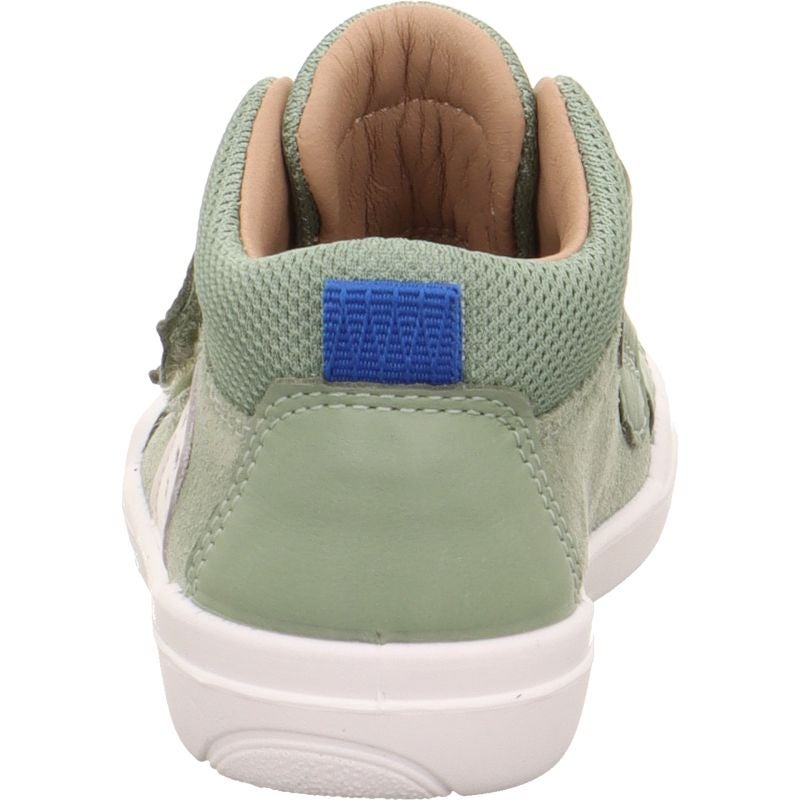 Superfit SUPERFREE Unisex, Jungen Sneaker high - Material: Leder/Textil in Grün