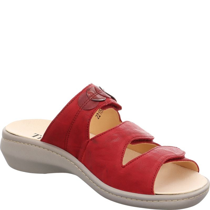 Think CAMILLA DAMEN Mules - Material: Leather in Red