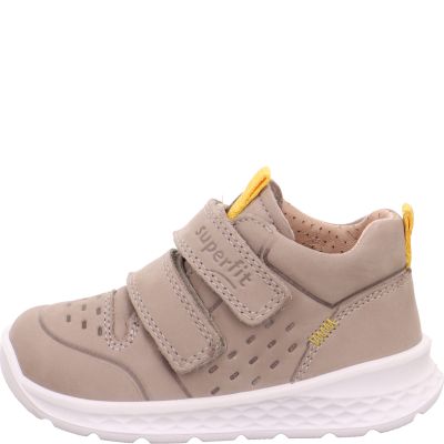 Superfit BREEZE Unisex, Jungen Sneaker high - Material: Leder in Beige