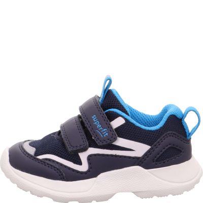 Superfit RUSH Jungen Sneaker low - Material: Textil/Sonstiges Material in Blau