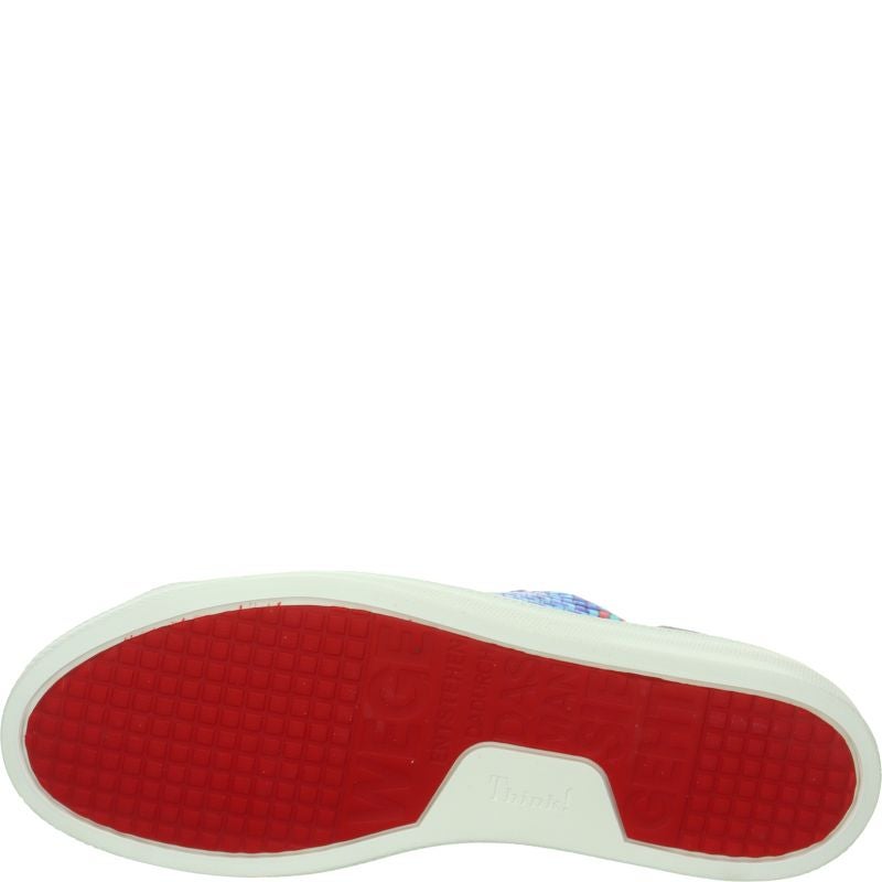 Think KUMI Woman Sneakers low - Material: Leather in Multi Colour