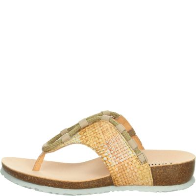 Think! JULIA Damen Pantolette - Material: Leder in Mehrfarbig