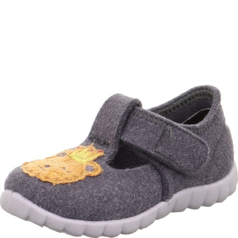 Superfit HAPPY Jungen Hausschuh - Material: Textil in Schwarz