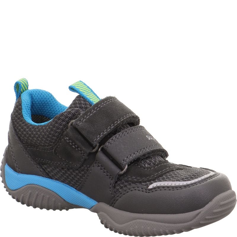 Superfit STORM Unisex | Boys Sneakers low - Material: Leder/Sonstiges Material/Texti in Grey