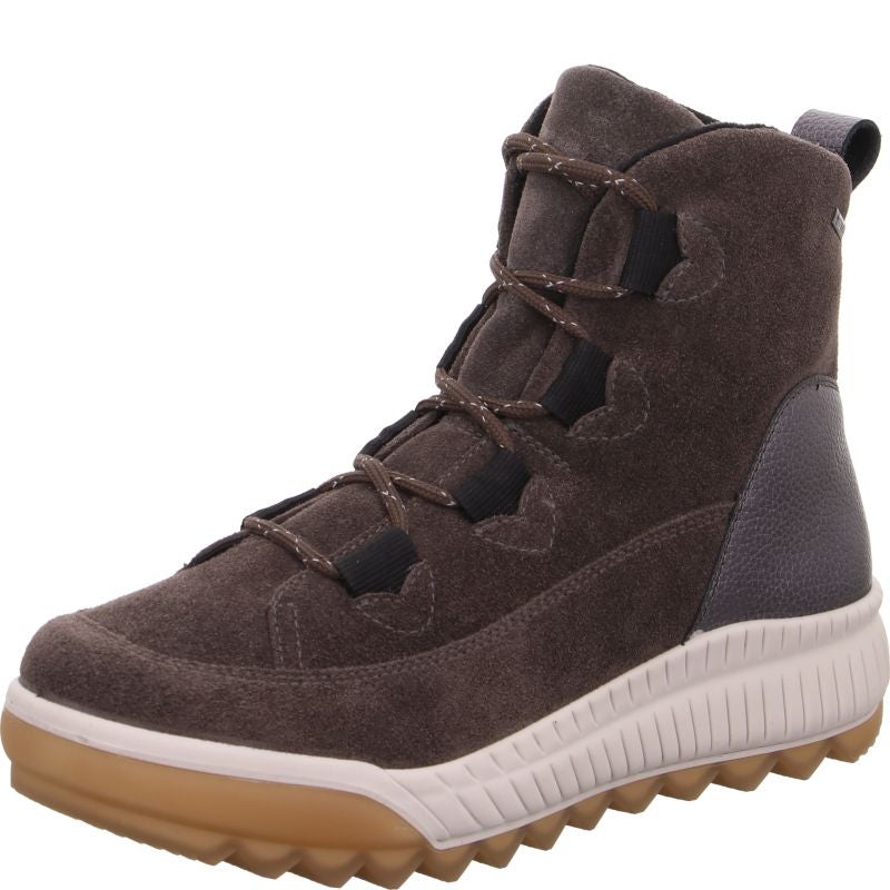 Legero TIRANO Damen Schnürboots - Material: Leder in Grau
