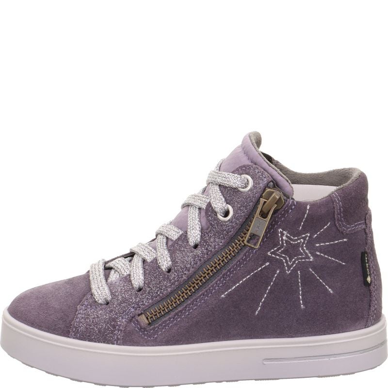 Superfit STELLA Girls Sneakers high - Material: Leather/Textil in Purple
