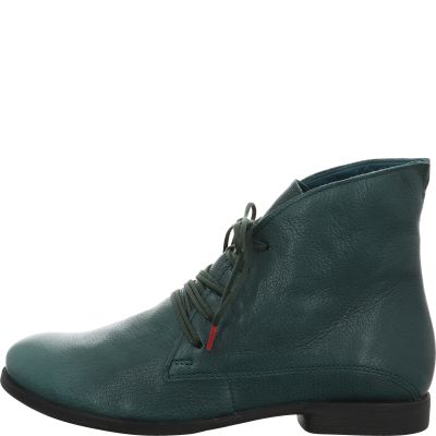 Think AGRAT Woman Ankle Boot - Material: Leather in Blue