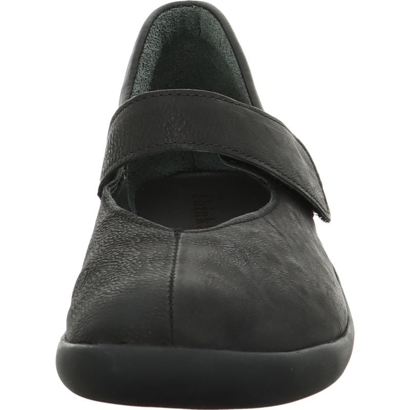 Think! BLO Damen Ballerina - Material: Leder in Schwarz