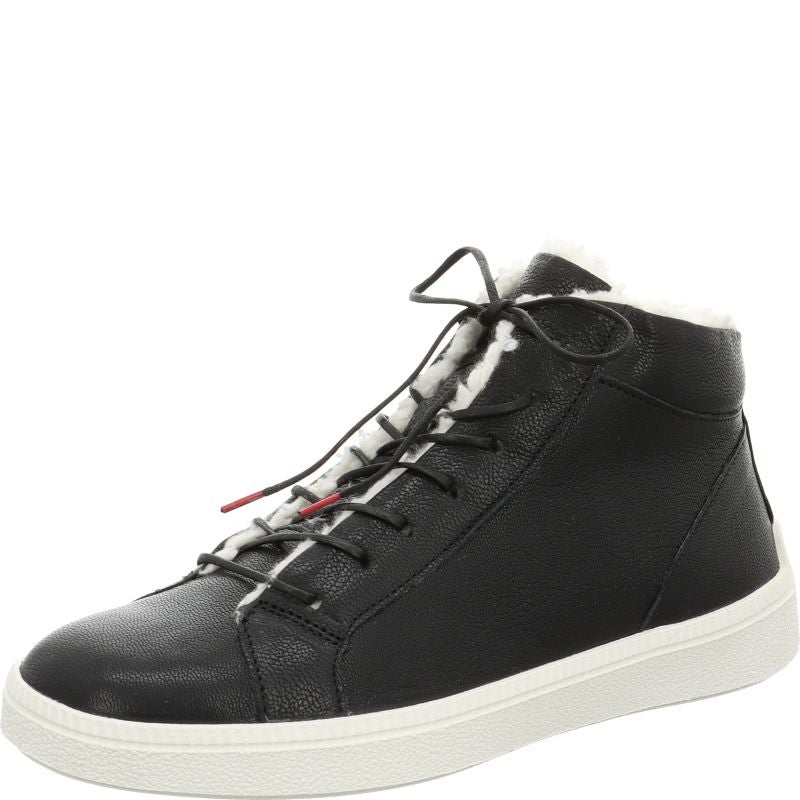 Think TURNA WOMEN Woman Sneakers high - Material: Leather in Black