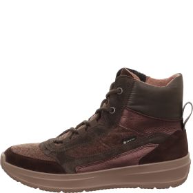 legero SPRINTER Damen Sneaker high - Material: Leder/Textil in Braun