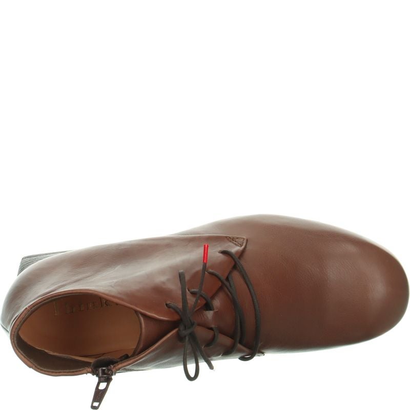 Think! DELICIA Damen Stiefelette - Material: Leder in Braun